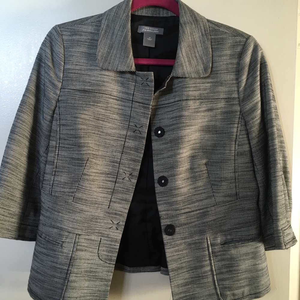 Ann Taylor tweed jacket